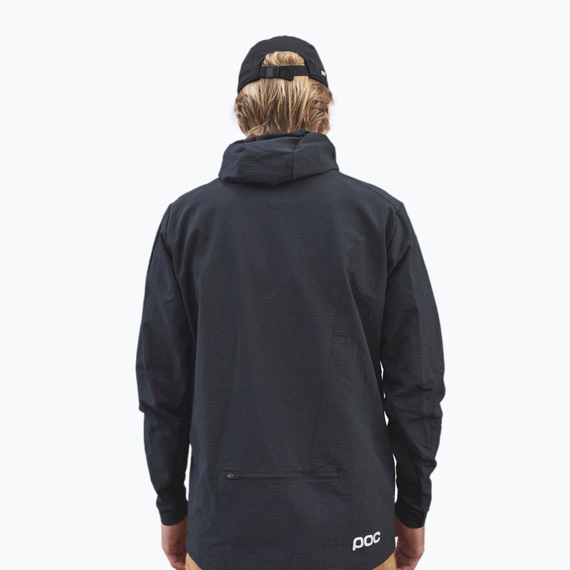 Tricou de ciclism pentru bărbați POC Mantle Thermal Hoodie uranium black 2