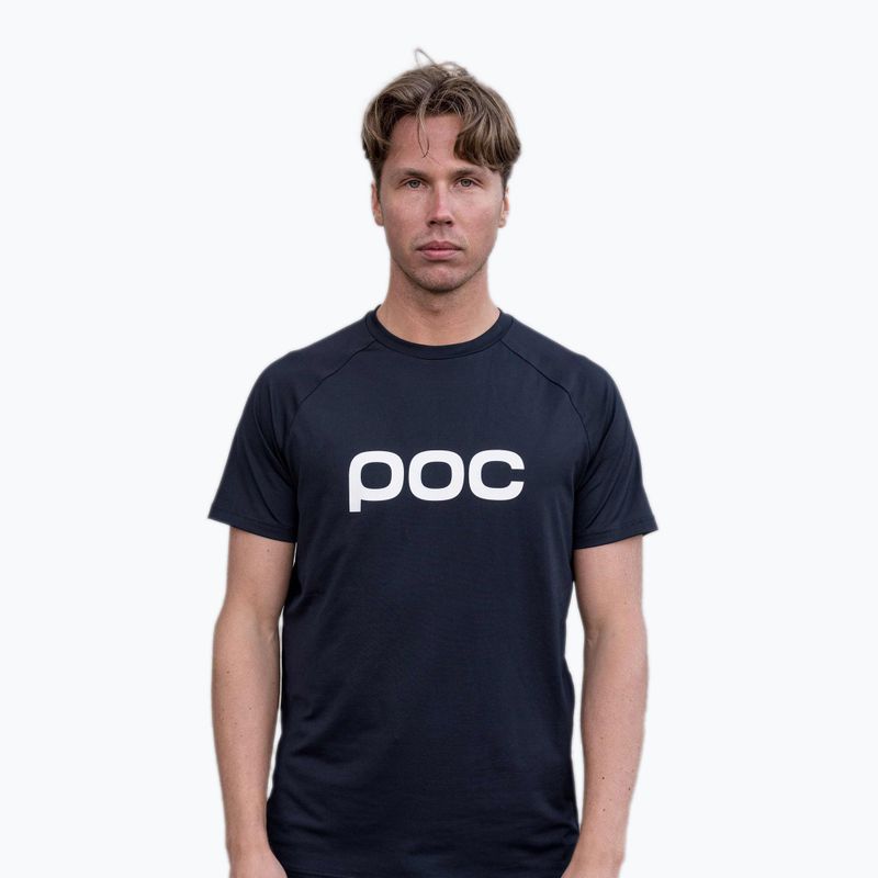 Tricoul de ciclism pentru bărbați POC Reform Enduro Tee uranium black