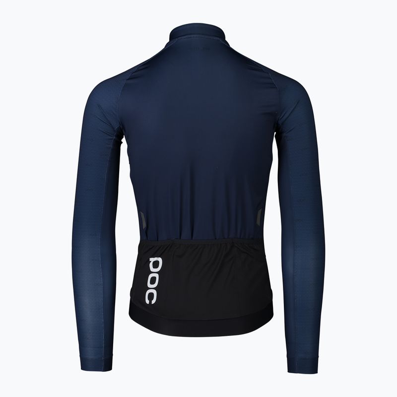 Bărbați de ciclism cu mânecă lungă POC Essential Road poc o turmaline navy 2