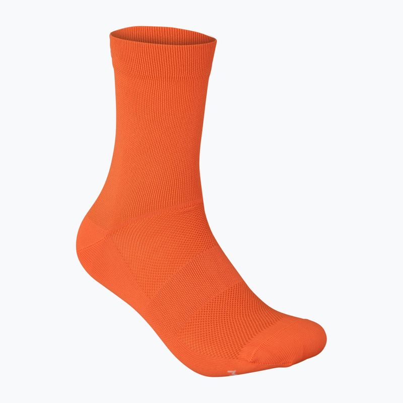 Șosete de ciclism POC Fluo Mid fluorescent orange 4