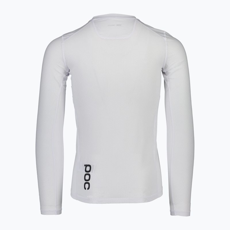Maiou de ciclism pentru bărbați POC Essential Layer LS hydrogen white 2