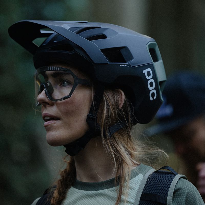 Ochelari de protecție pentru bicicletă POC Devour uranium black/clarity trail silver 7