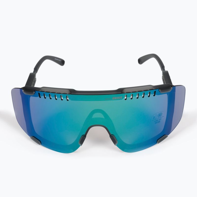 Ochelari de protecție pentru bicicletă POC Devour uranium black/grey/deep green mirror 3