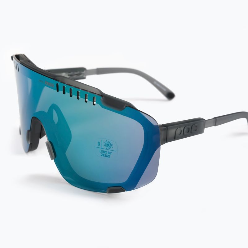 Ochelari de protecție pentru bicicletă POC Devour uranium black/grey/deep green mirror 5