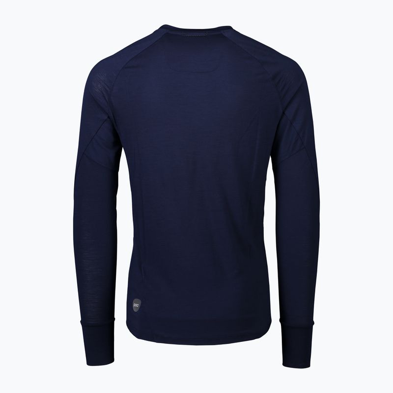 Mâneci lungi de trekking POC Light Merino turmaline navy 2