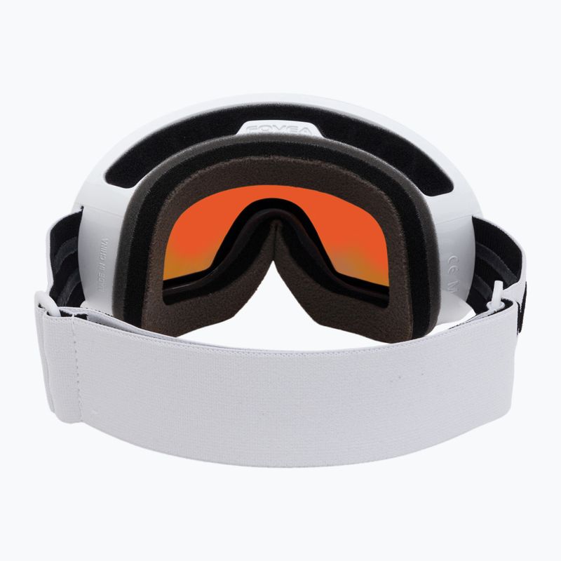 Ochelari de schi POC Fovea Mid Clarity hydrogen white/spektris orange 3