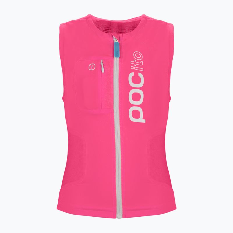 Vesta de siguranță pentru copii POC POCito VPD Air Vest fluorescent pink