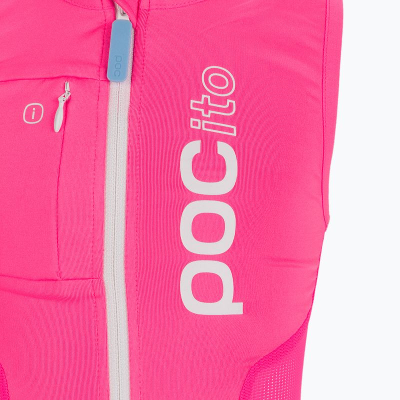 Vesta de siguranță pentru copii POC POCito VPD Air Vest fluorescent pink 3