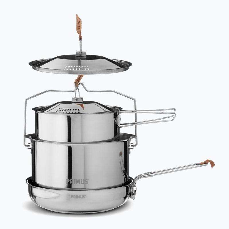 Primus CampFire Set de gătit 1,8 l + 3 l + tigaie