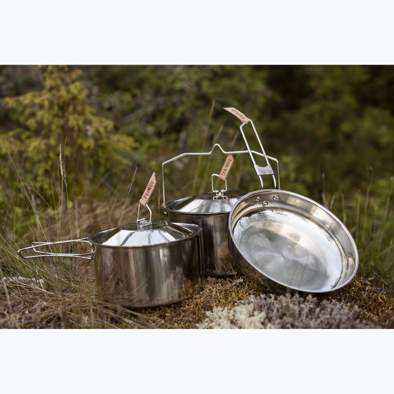 Set de oale Primus CampFire Cookset 1 l + 1,8 l + patelnia 2