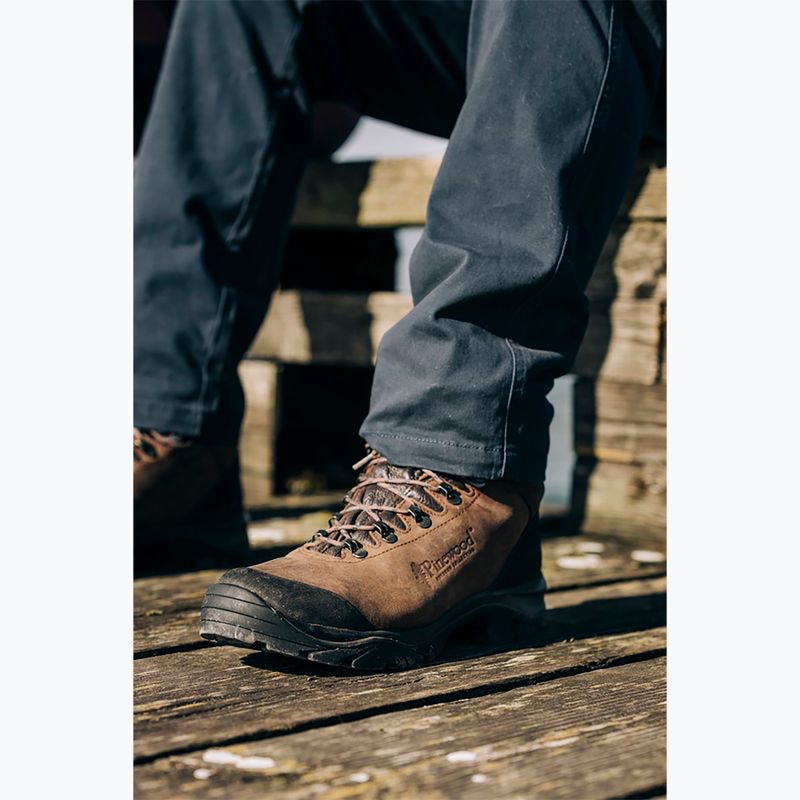 Încălțăminte de drumeție pentru bărbați Pinewood Mid Hunting & Hiking Boot brown 12