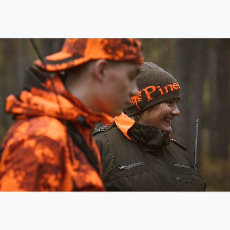 Căciulă de iarnă Pinewood Logo green/orange    Noutate
