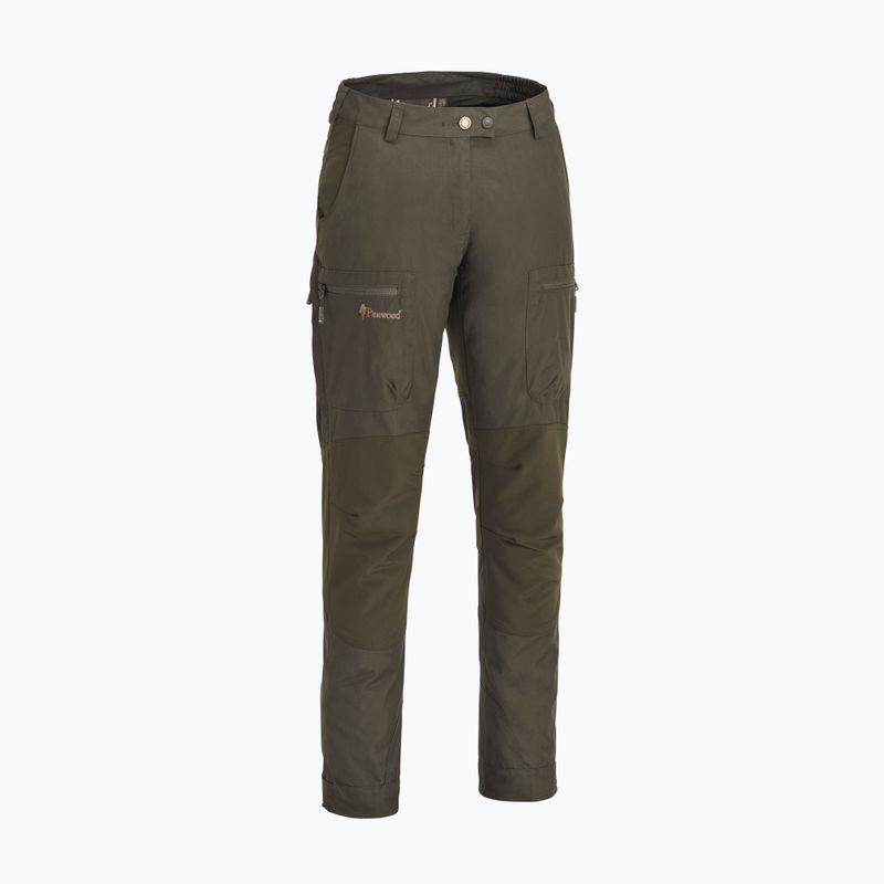 Pantaloni de trekking pentru femei Pinewood Caribou TC d.olive 5