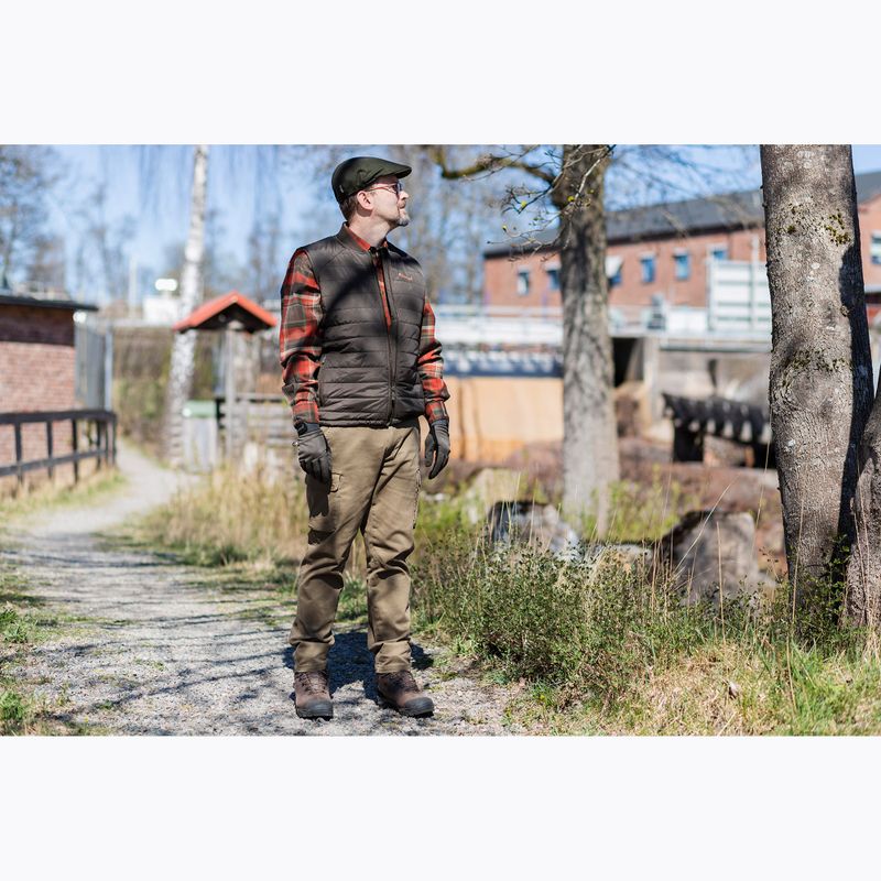Pantaloni de trekking pentru bărbați Pinewood Värnamo Serengeti h.olive 2