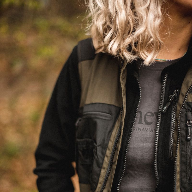 Tricou pentru femei Pinewood Outdoor Life dark anthracite 6