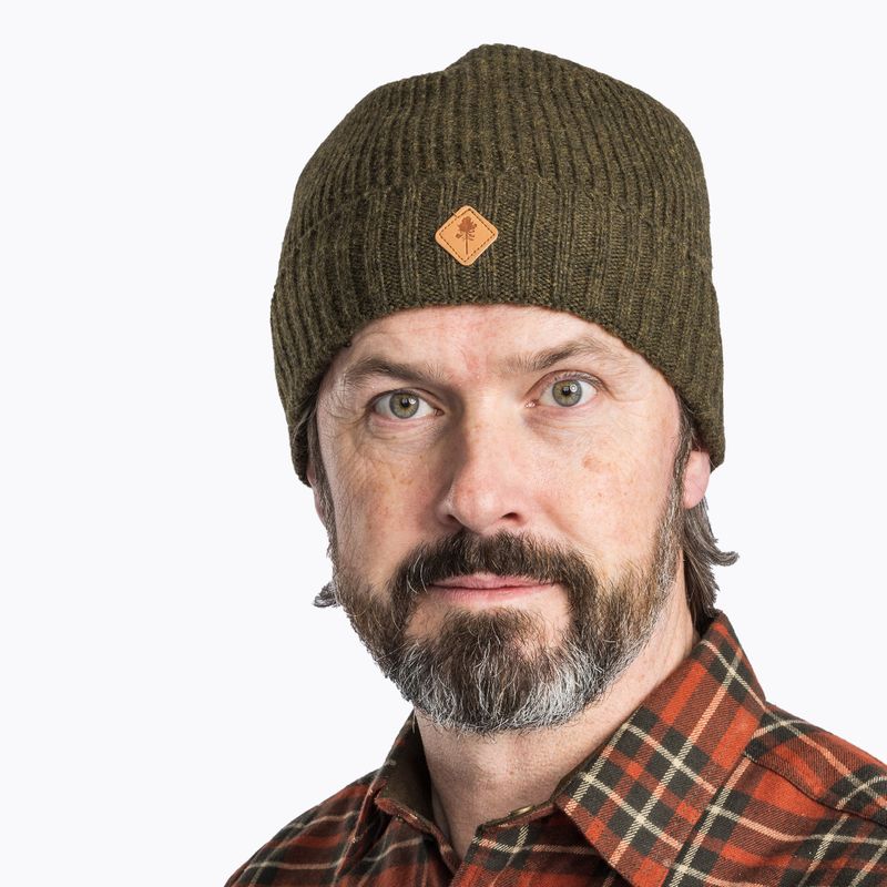 Căciulă Pinewood Knitted Wool mossgreen mel
