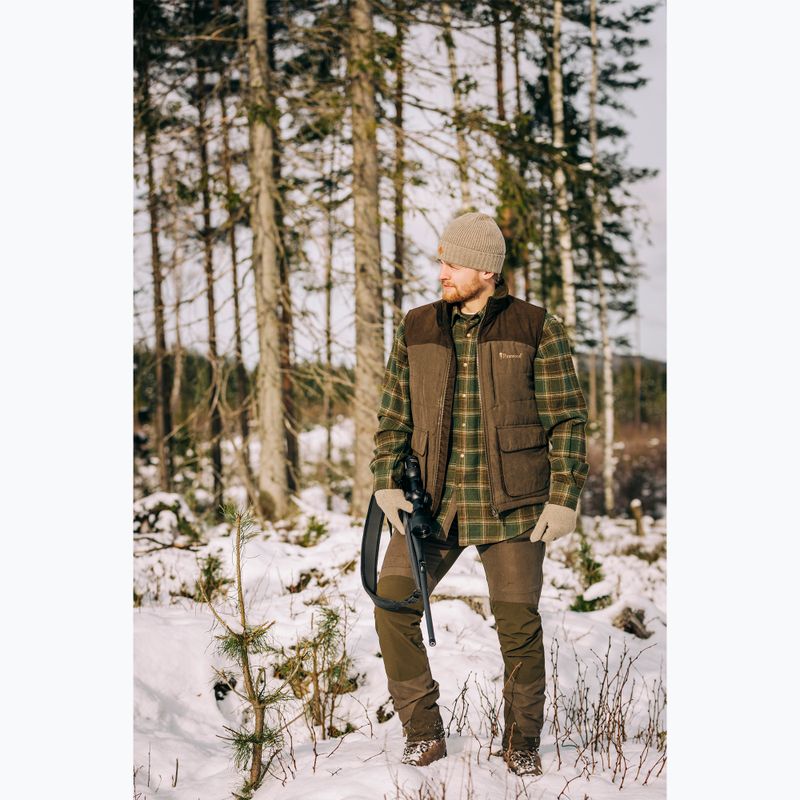 Vestă pentru bărbațiPinewood Abisko/Småland suede brown 4