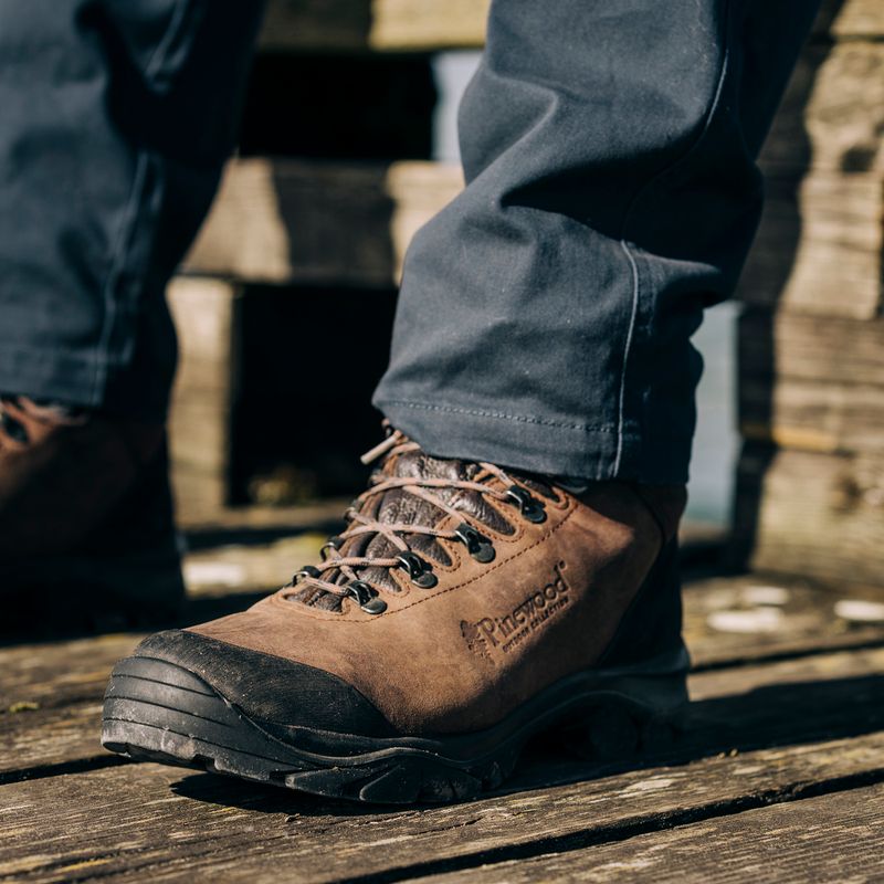 Pantaloni de trekking pentru bărbați Pinewood Värnamo Serengeti d.anthracite 12