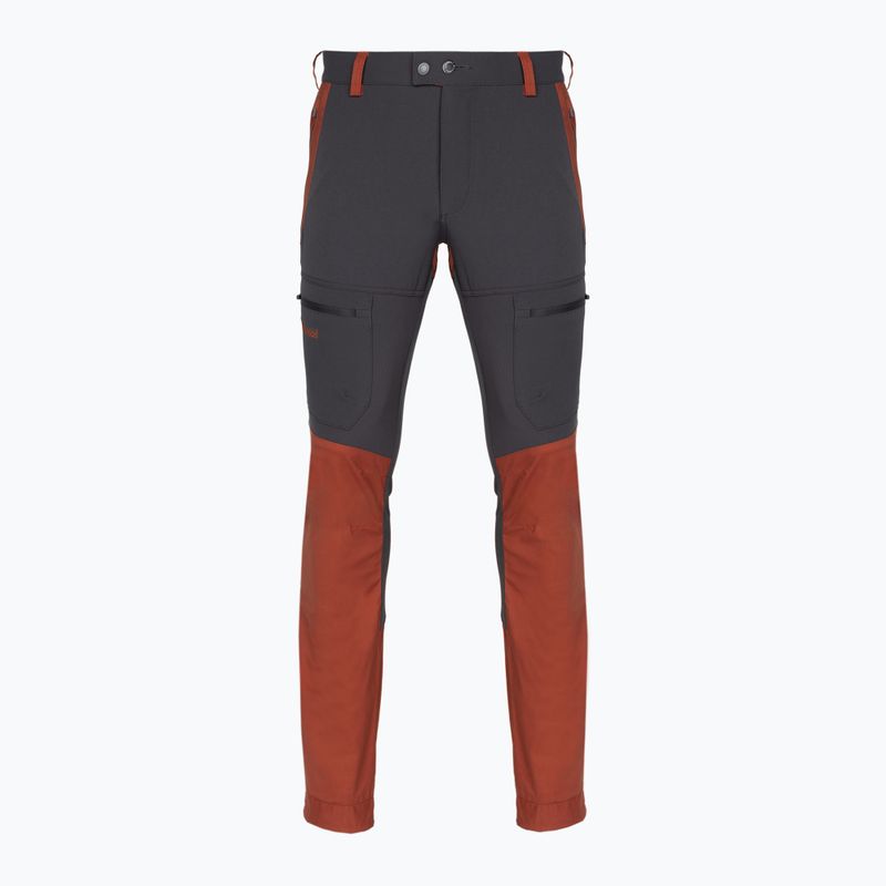 Pantaloni de trekking pentru bărbați Pinewood Finnveden Hybrid d.anthracite/terraco 5