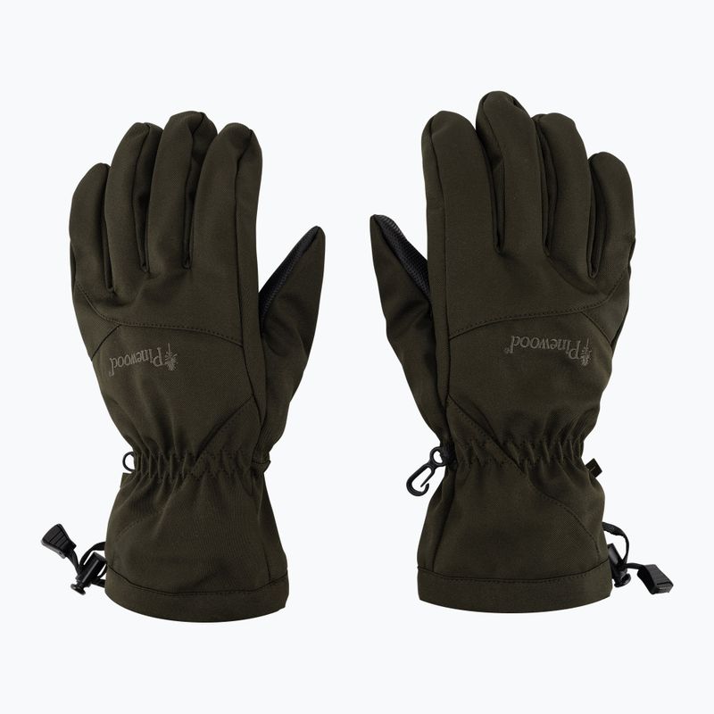 Mănuși de trekking pentru bărbați Pinewood Padded 5-F d.green 3