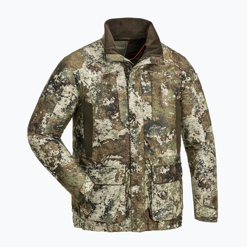 Geacă softshell pentru bărbați Pinewood Smaland Light Camou strata/suede brown 11