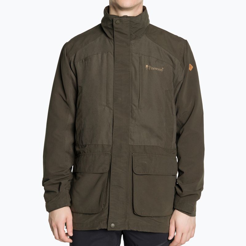Geacă softshell pentru bărbați Pinewood Smaland Light suede brown
