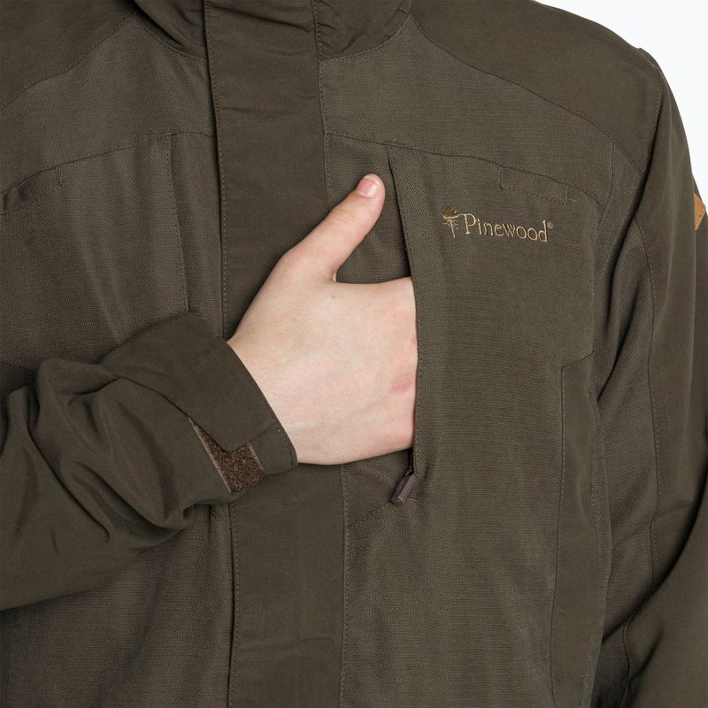 Geacă softshell pentru bărbați Pinewood Smaland Light suede brown 3