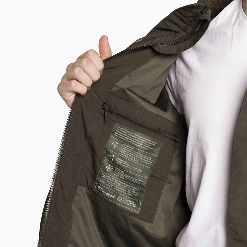 Geacă softshell pentru bărbați Pinewood Smaland Light suede brown 8