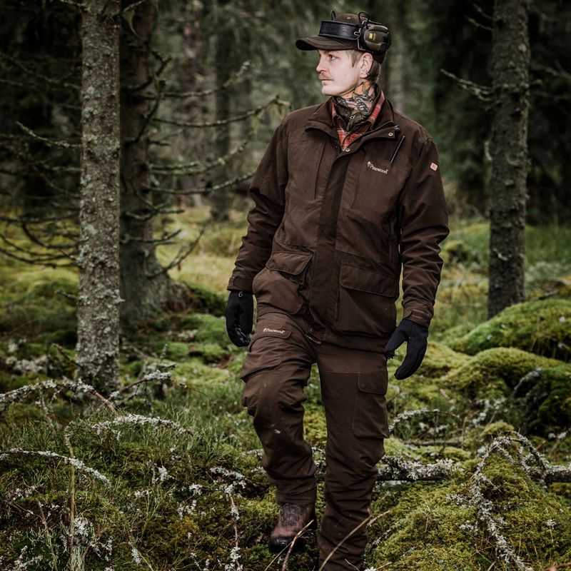 Geacă softshell pentru bărbați Pinewood Smaland Light suede brown 15