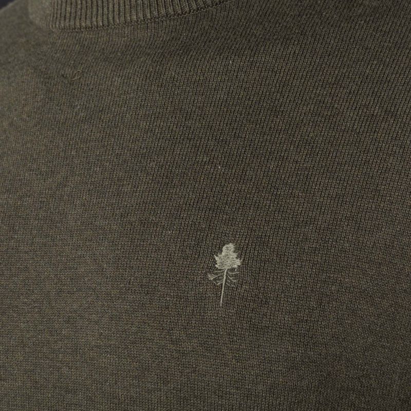 Bluză de trekking pentru bărbați Pinewood Varnamo Crewneck Knitted green mel 3