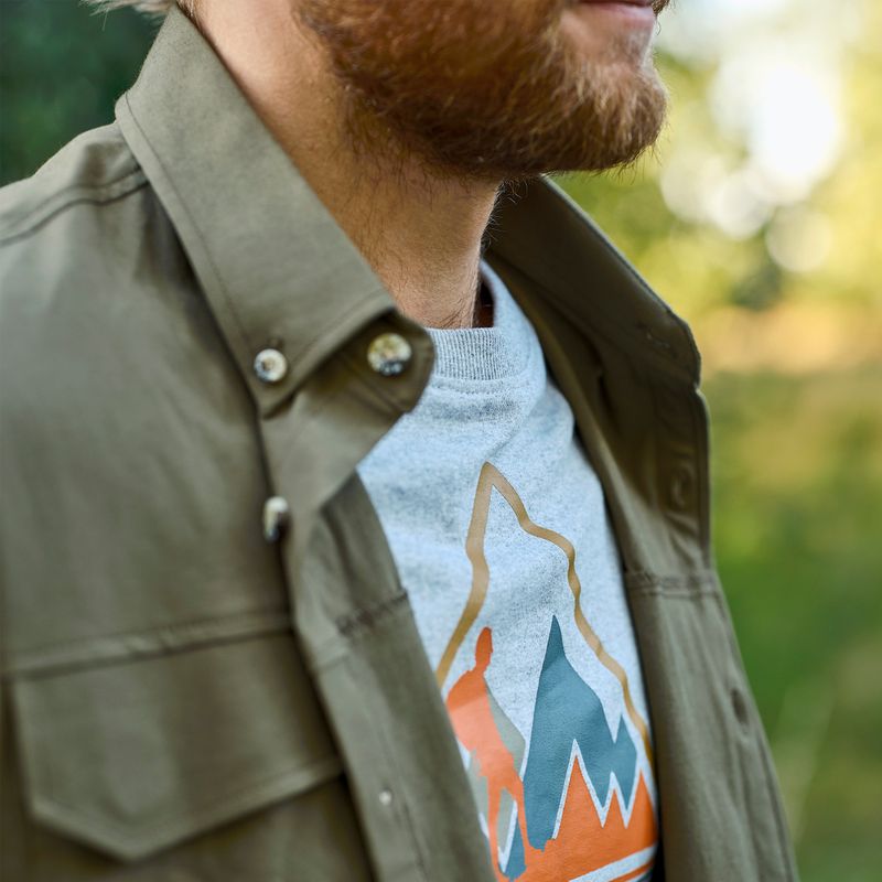 Tricou pentru bărbați Pinewood Everyday Travel green 4