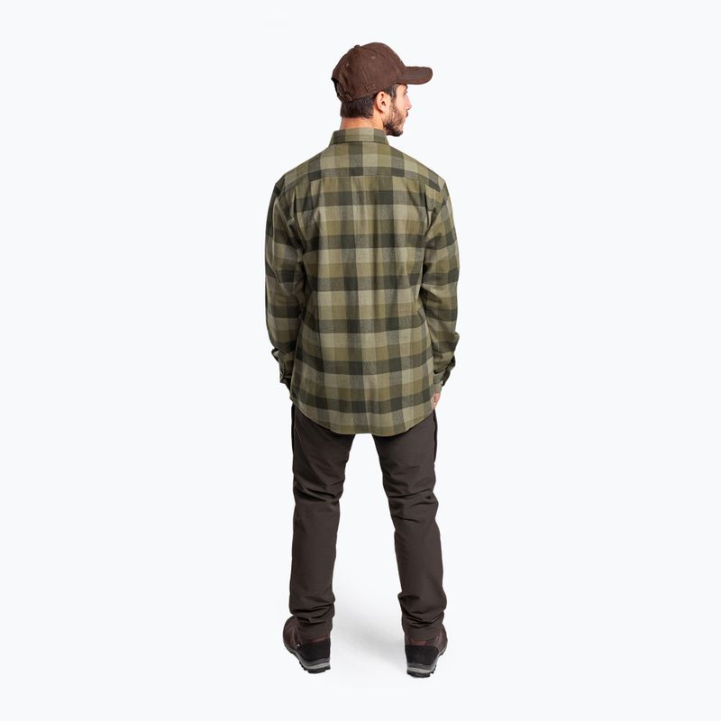 Tricou pentru bărbați Pinewood Lumbo olive/suede brown 2