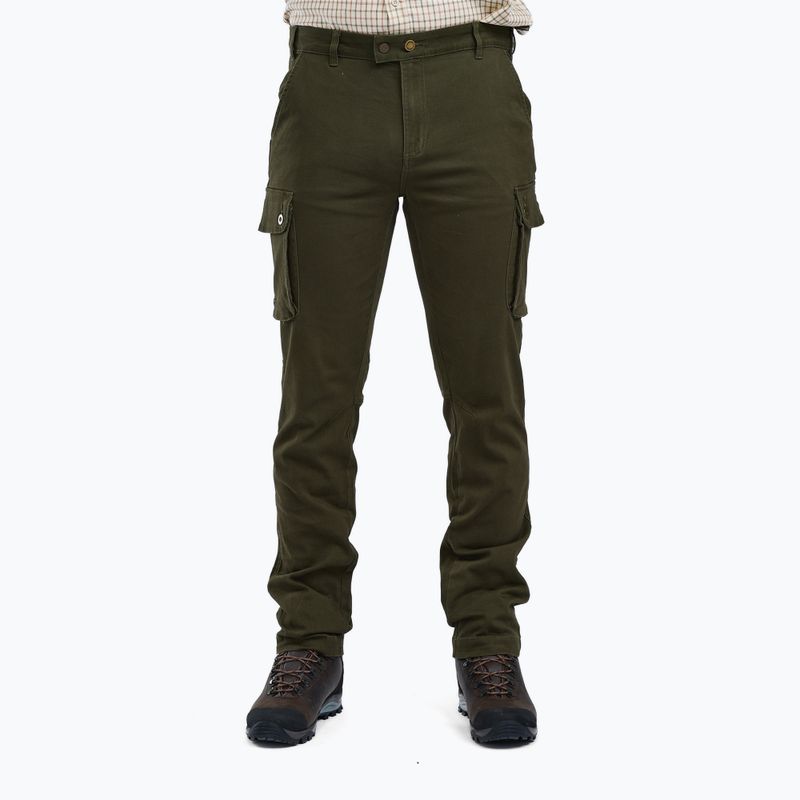 Pantaloni de trekking pentru bărbați Pinewood Värnamo Serengeti moss green