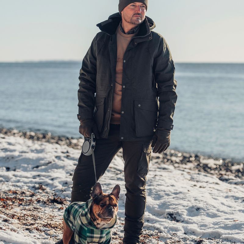 Pantaloni de trekking pentru bărbați Pinewood Värnamo Serengeti moss green 6