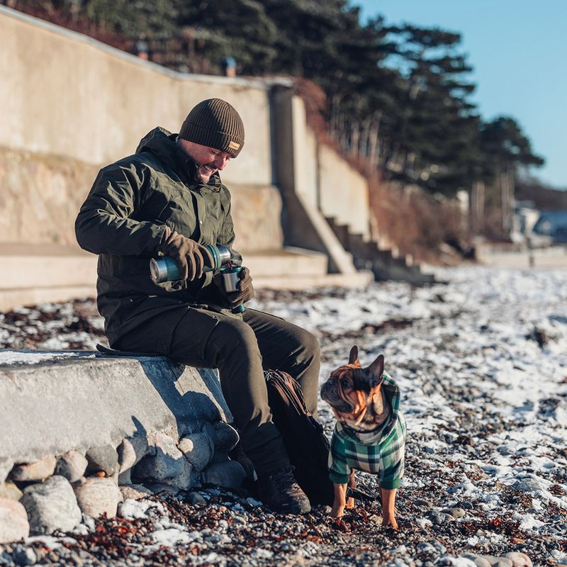 Pantaloni de trekking pentru bărbați Pinewood Värnamo Serengeti moss green 8