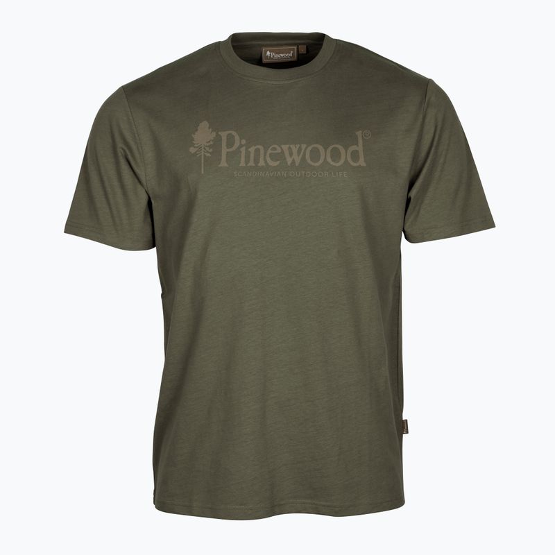 Tricou pentru bărbați  Pinewood Outdoor Life d.green 3