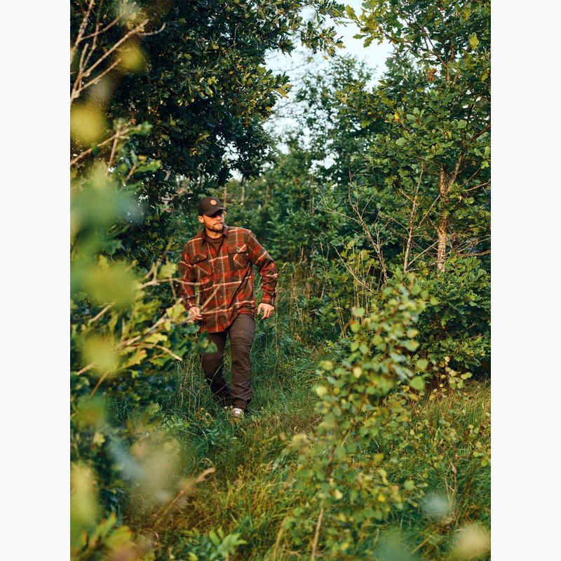 Cămașă pentru bărbați Pinewood Cornwall d.green/d.copper 7