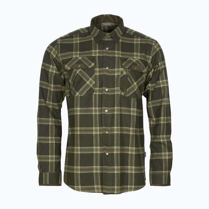 Cămașă pentru bărbați Pinewood Prestwick Exclusive d.green/green