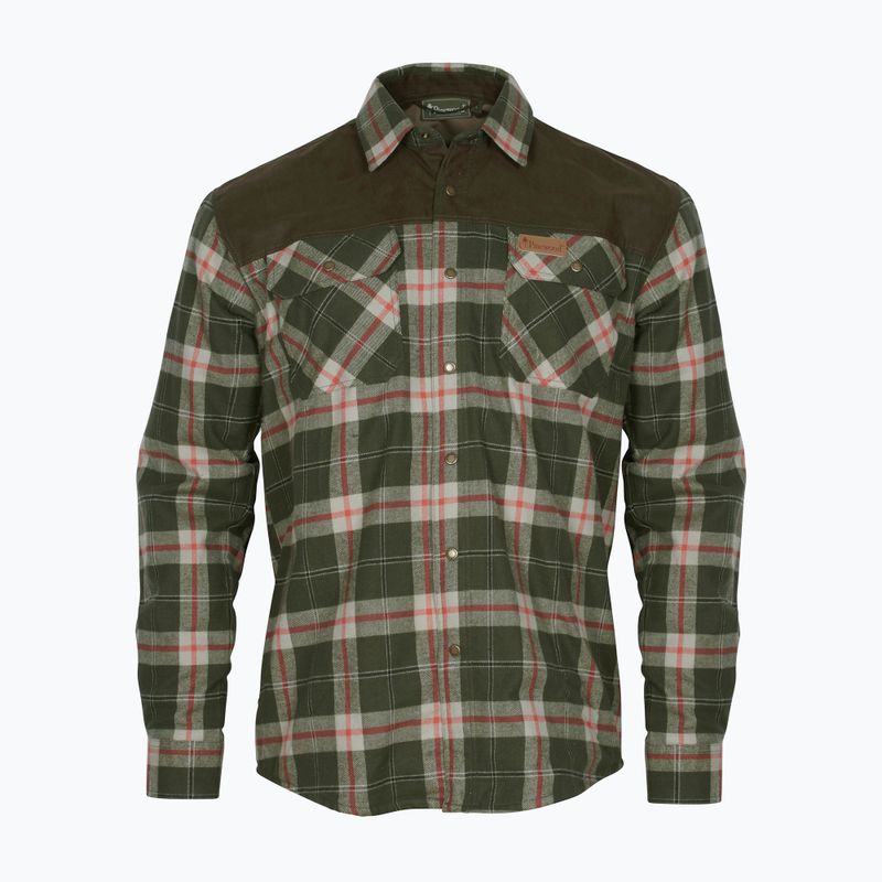 Cămașă pentru bărbați Pinewood Douglas d.green/red