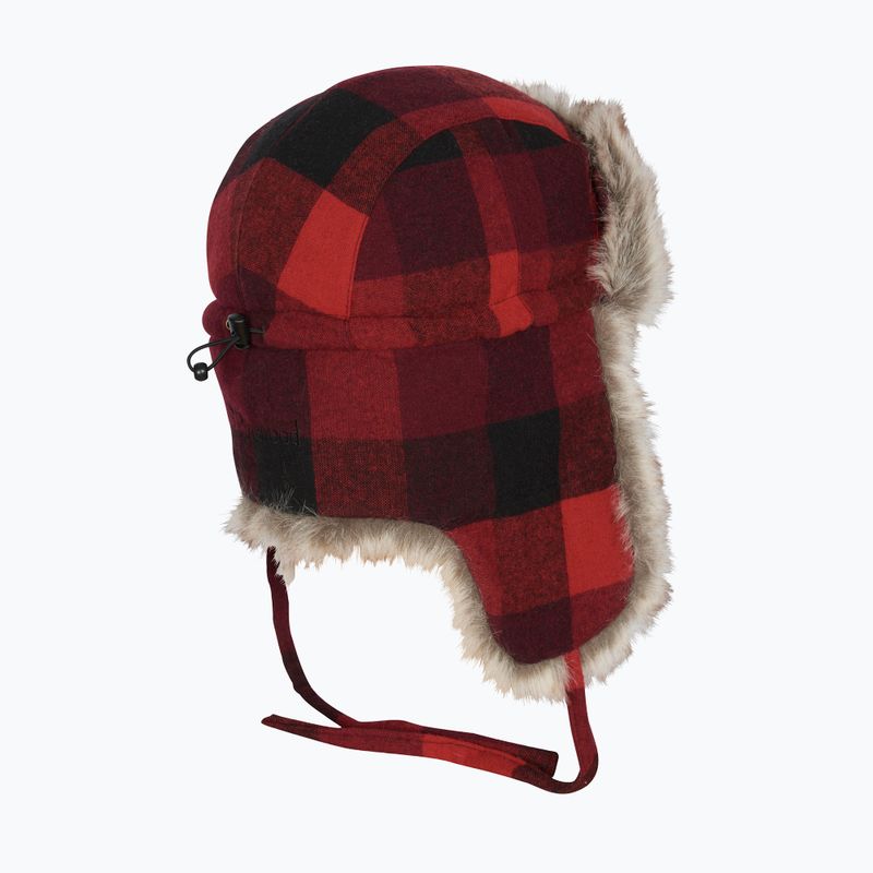 Căciulă de iarnă Pinewood Classic Checked Fur red / black 2