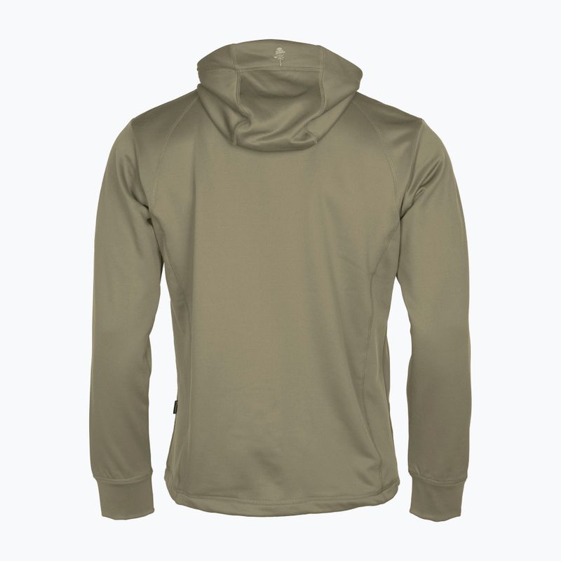 Bărbați Pinewood Finnveden Hoodie kaki mediu kaki trekking sweatshirt 5