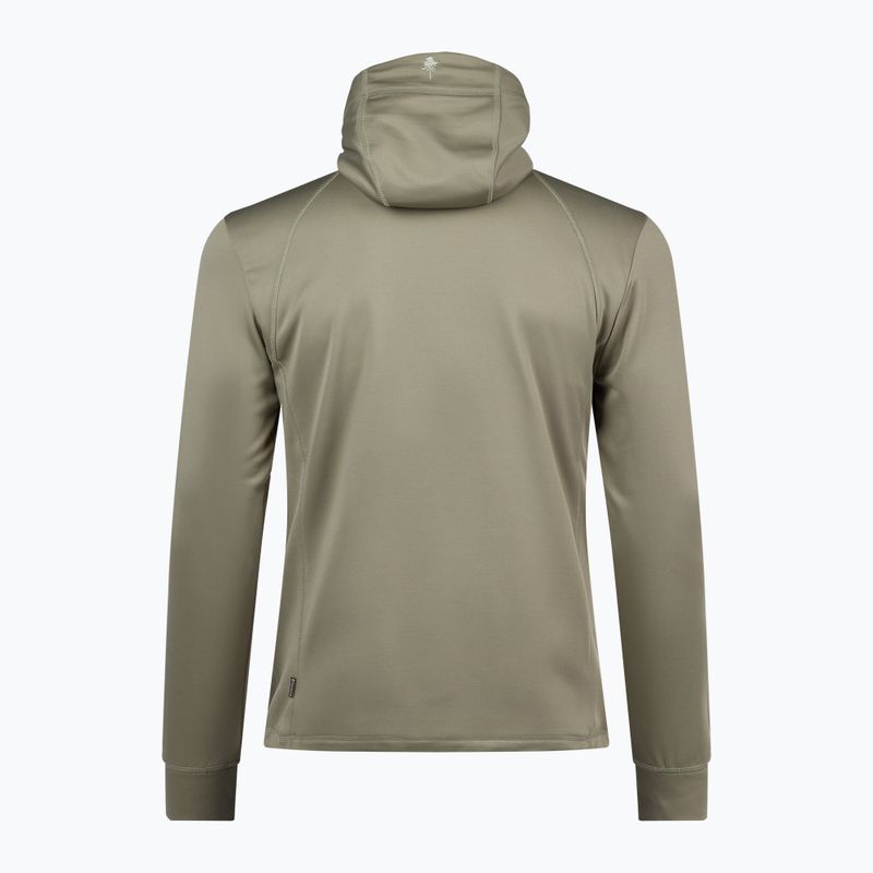 Bărbați Pinewood Finnveden Hoodie kaki mediu kaki trekking sweatshirt 2