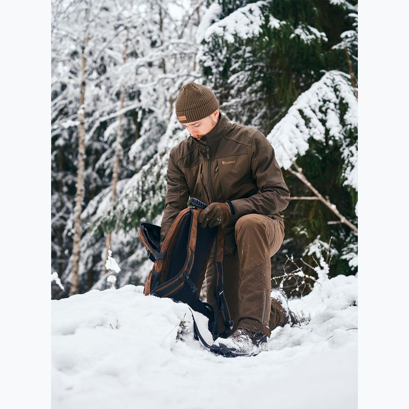 Mănuși pentru bărbați Pinewood Småland Hunters Extreme Fleece h.brown / suede brown 4
