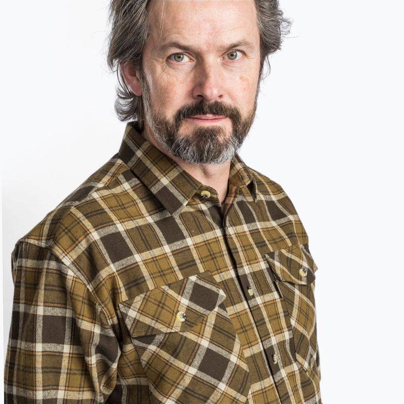 Cămașă pentru bărbați Pinewood Härjedalen h.olive/khaki 5