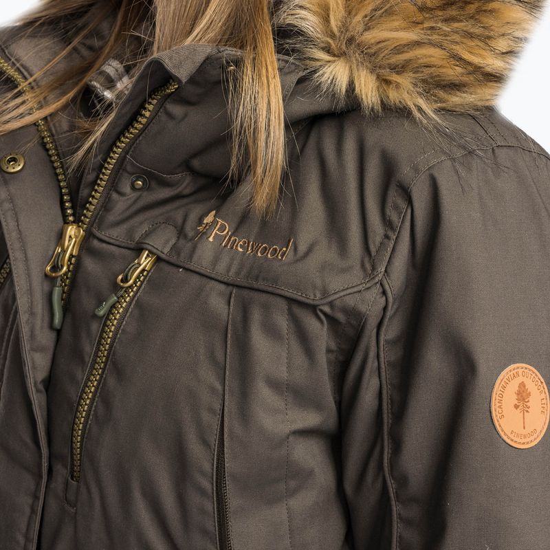 Palton căptușit damă Pinewood Finnveden Winter Parka d.olive 3