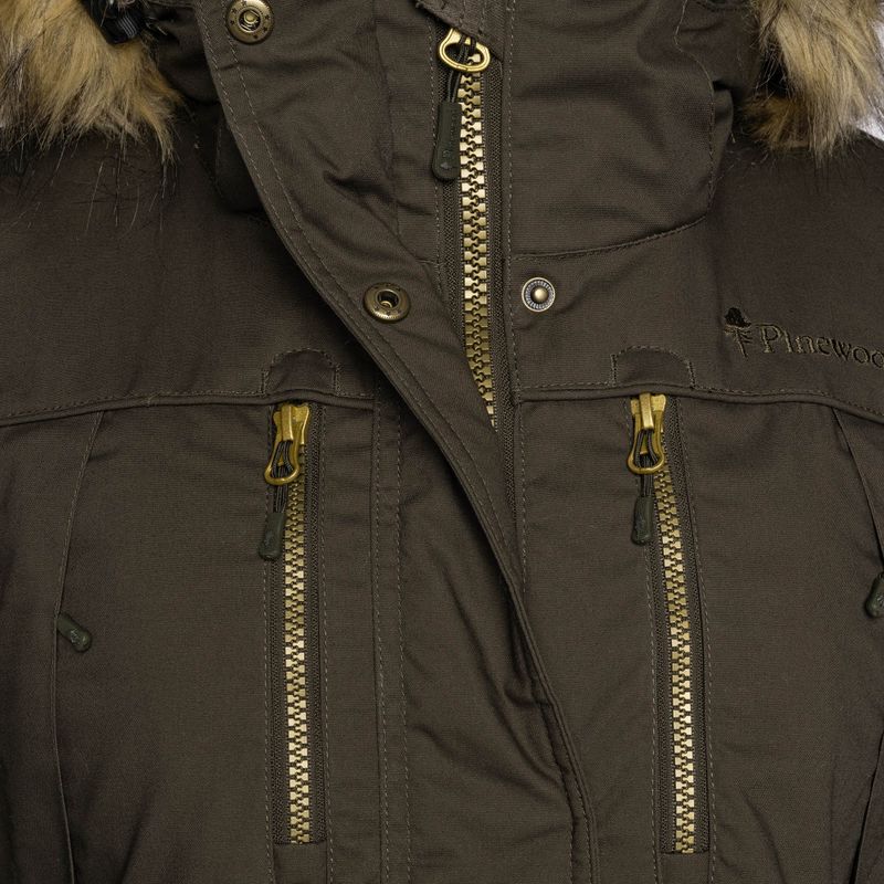 Palton căptușit damă Pinewood Finnveden Winter Parka d.olive 9