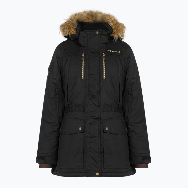 Geacă călduroasă damă Pinewood Finnveden Winter Parka neagră 6