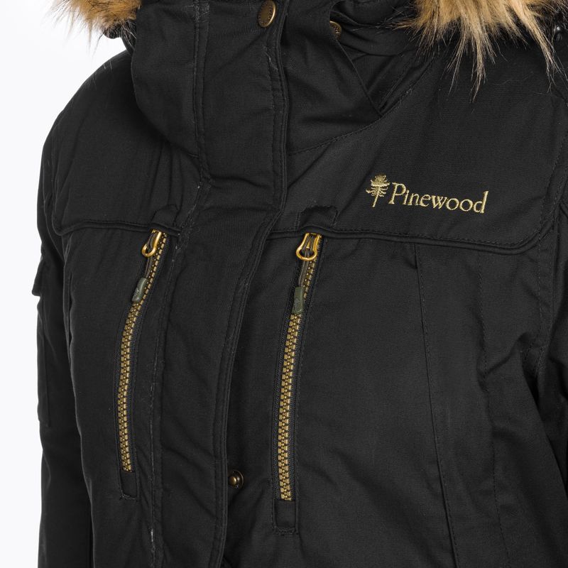 Geacă călduroasă damă Pinewood Finnveden Winter Parka neagră 8