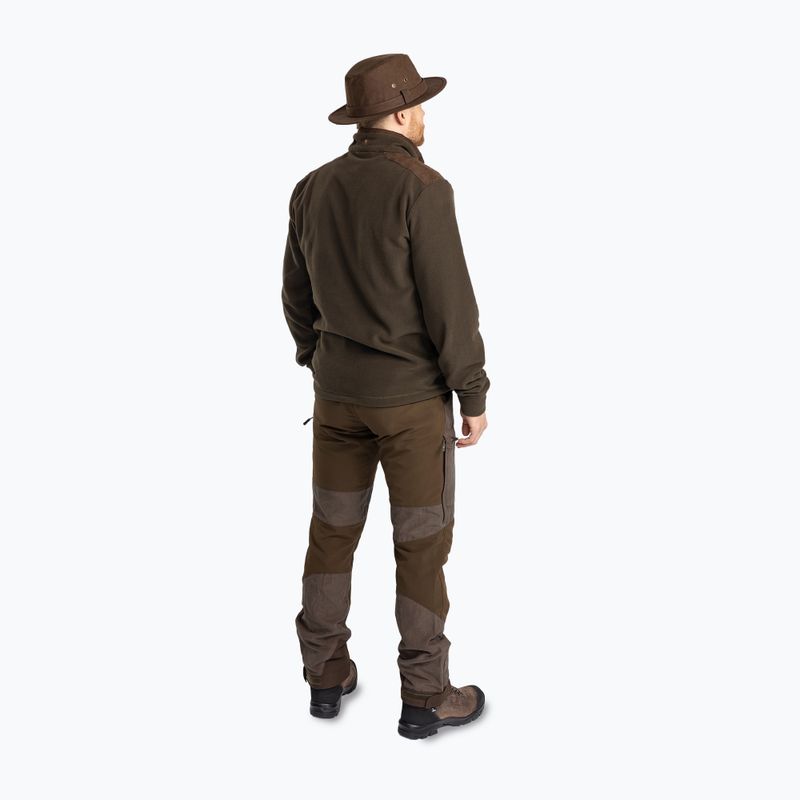 Hanorac pentru bărbați  Pinewood Småland Hunters Half Zip h.brown 3