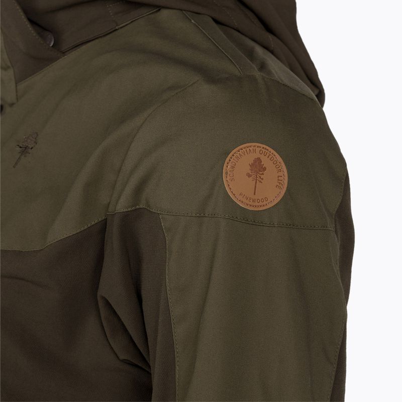 Jachetă Pinewood Finnveden Hybrid pentru bărbați d.olive/h.olive 3